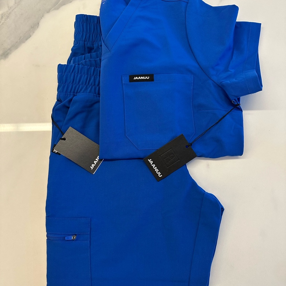 Jaanuu Blue Scrub Set
